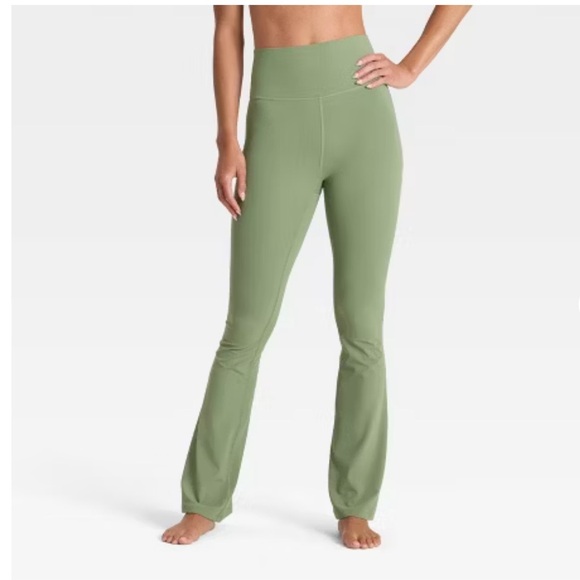 all in motion Pants - All In motion safe Green High-Waisted straight leg Yoga Pants/ legging